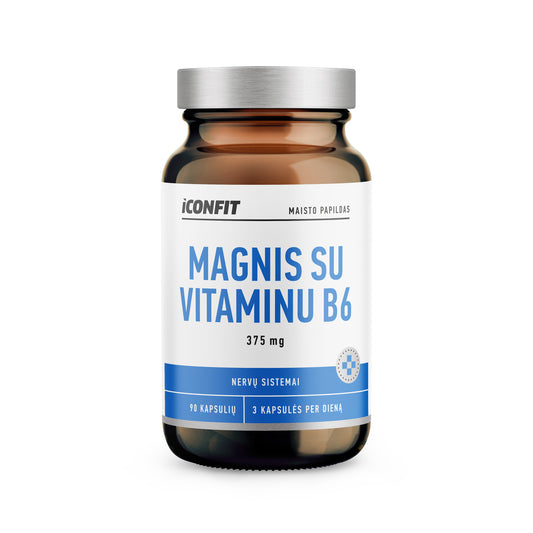 ICONFIT Magnis su vitaminu B6, 375mg, N90