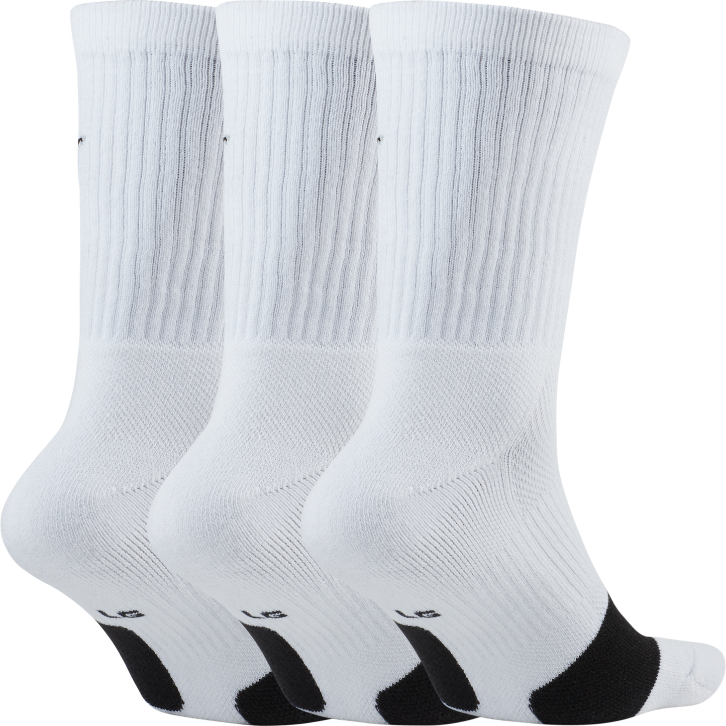 NIKE ELITE EVERYDAY CREW BASKETBALL Socks Krepšinio Kojinės 3 poros DA2123-100