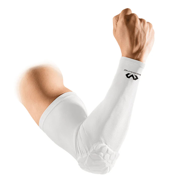 McDavid Hex Shooter Arm Sleeve WHITE Rankos apsauga, Balta (1 vnt.) 6500W