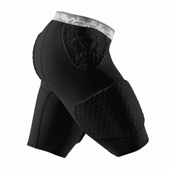 McDavid HexPad Wrap-around Basketball short BLACK Apatiniai šortai su apsaugomis, Juodi  7991