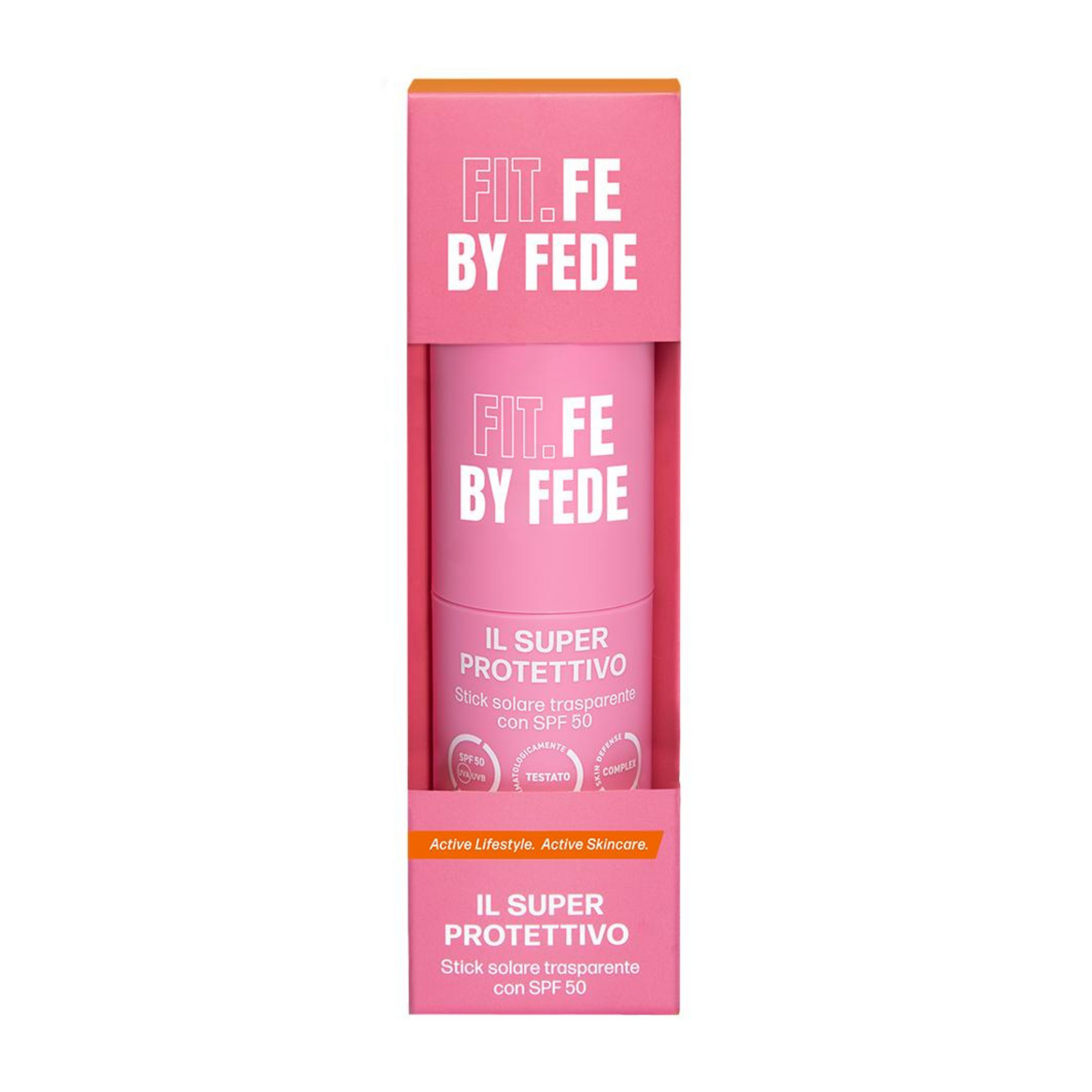 Fit.Fe by Fede The Shielder – Transparent Sunscreen Stick SPF 50 Apsauginis pieštukas nuo saulės SPF50, 7g