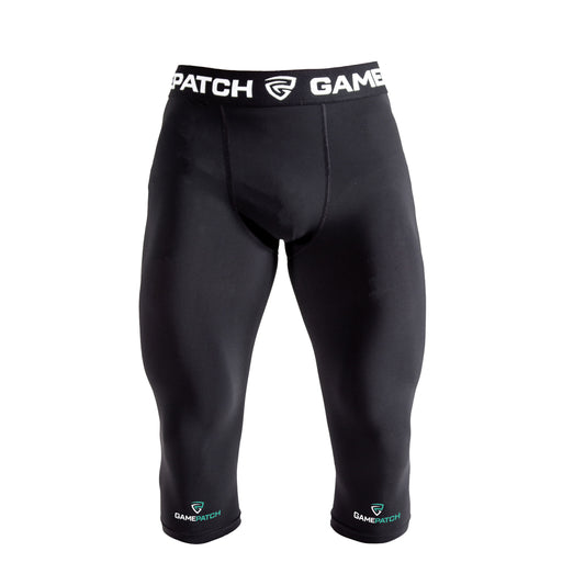 GAMEPATCH 3/4 Compression tights Kompresiniai šortai 3/4, Juodi