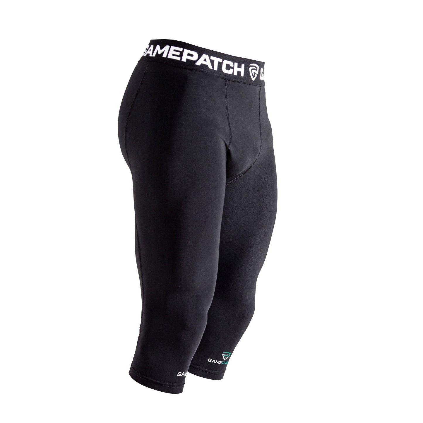 GAMEPATCH 3/4 Compression tights Kompresiniai šortai 3/4, Juodi