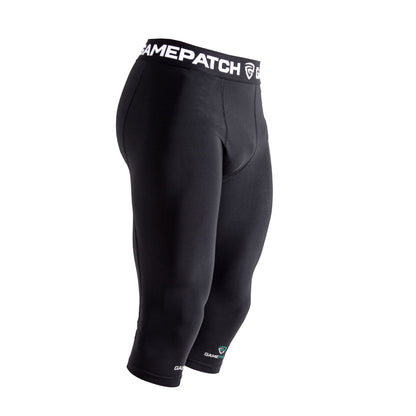 GAMEPATCH 3/4 Compression tights Kompresiniai šortai 3/4, Juodi