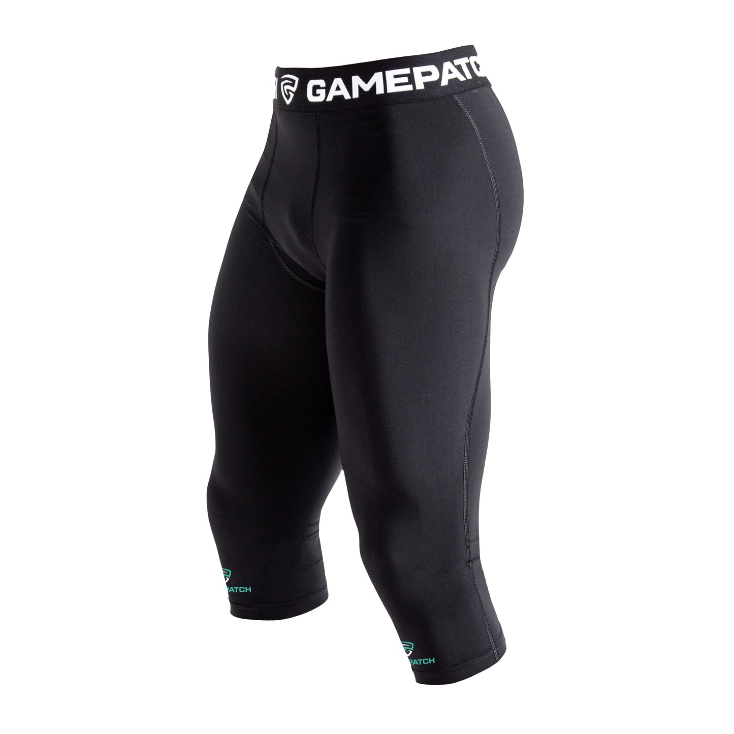 GAMEPATCH 3/4 Compression tights Kompresiniai šortai 3/4, Juodi