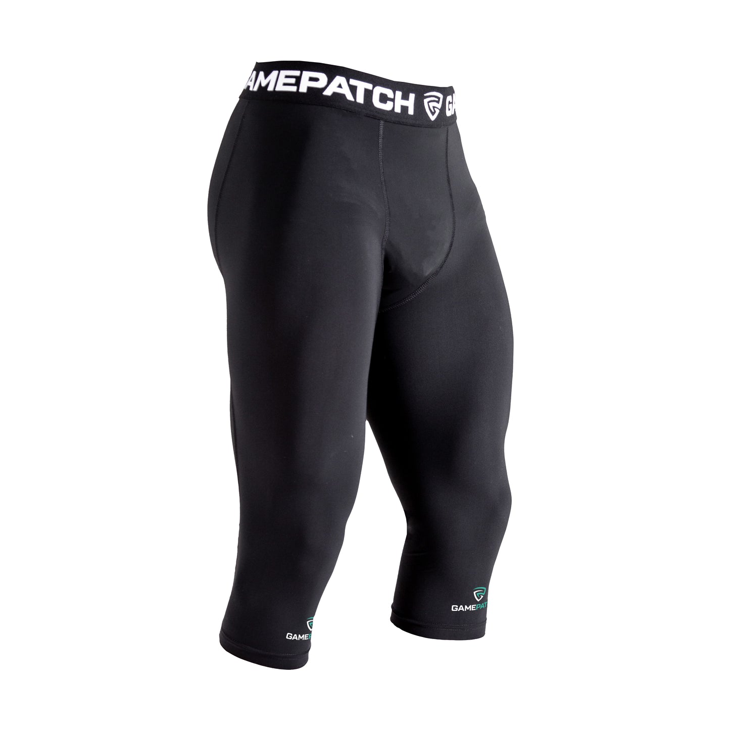 GAMEPATCH 3/4 Compression tights Kompresiniai šortai 3/4, Juodi