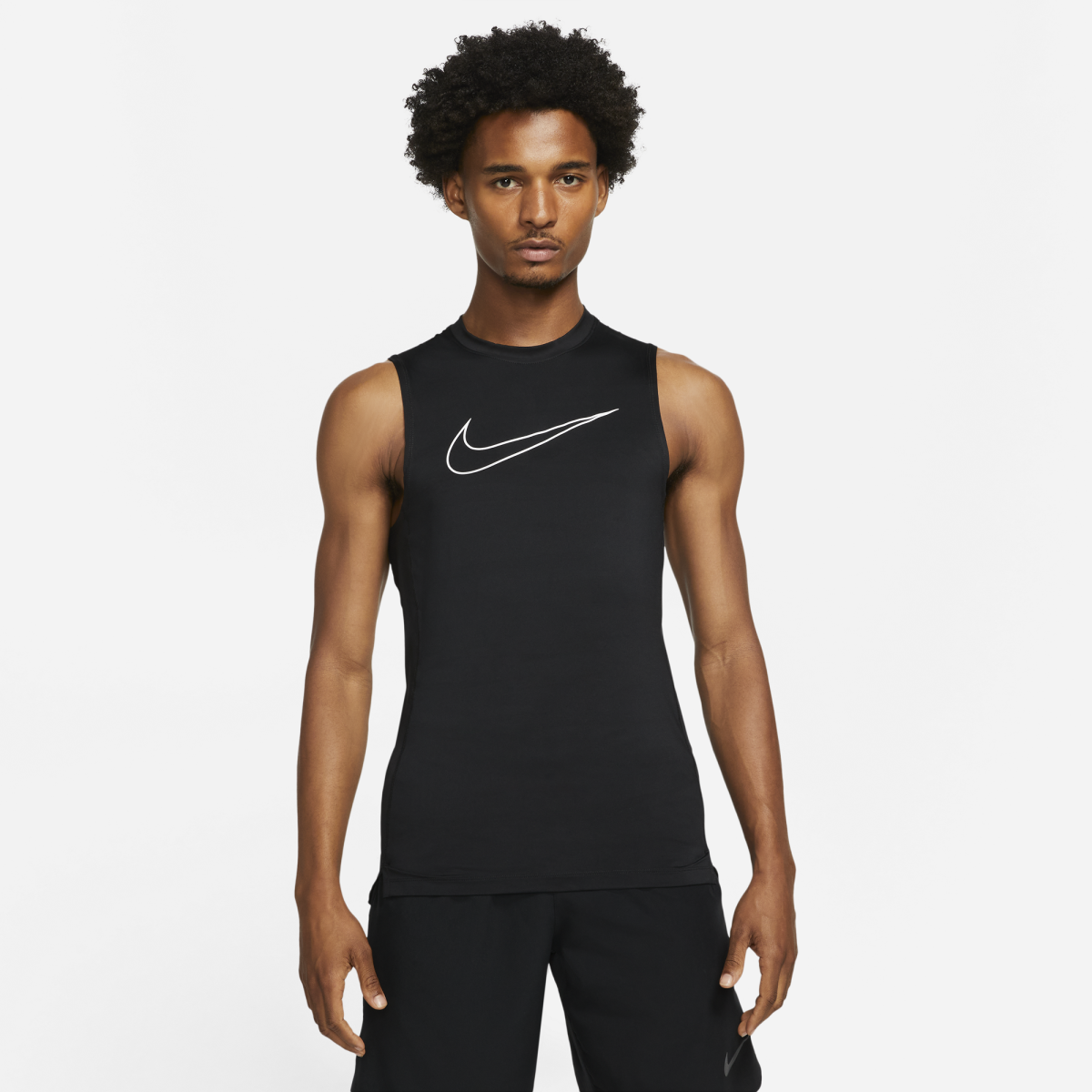 NIKE PRO Dri-FIT Men's Tight-Fit Sleeveless Top Berankoviai Marškinėliai DD1988-010