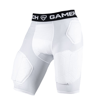 GAMEPATCH Padded shorts PRO + Apatiniai šortai su apsaugomis, Balti